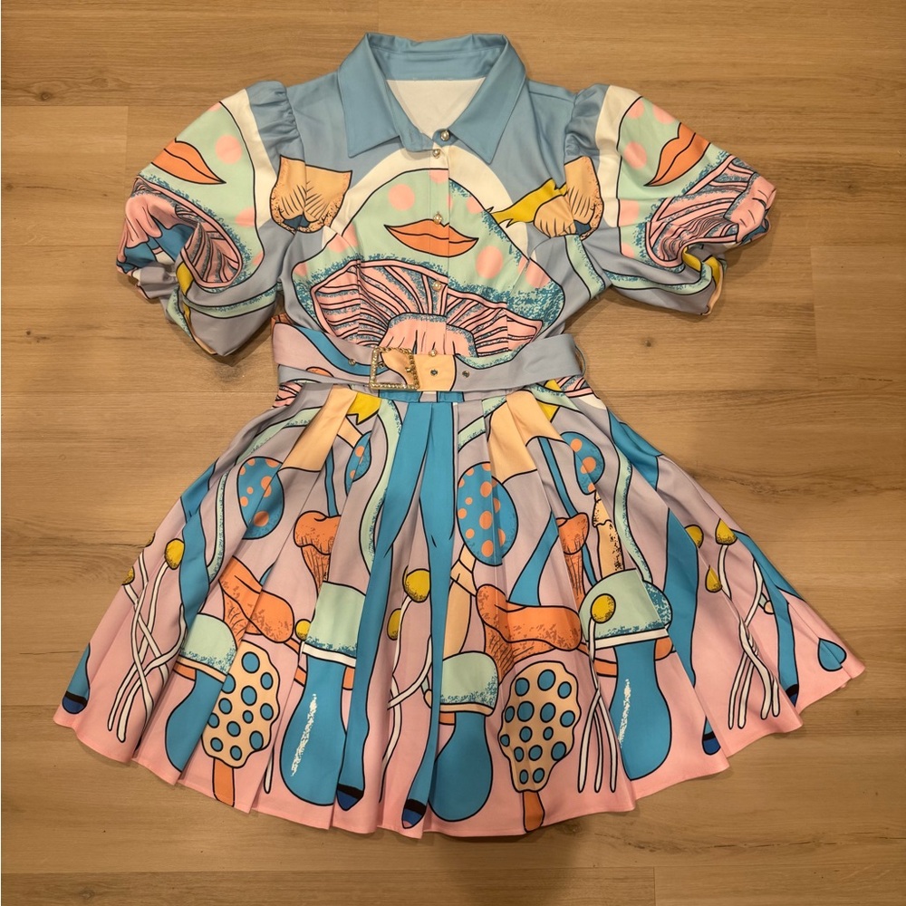 Colorful Graphic Dress